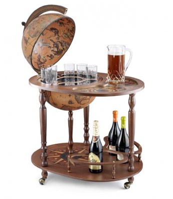 Глобус Бар со столиком напольный Zoffoli Ясон