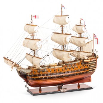 Модель корабля HMS Victory с медным дном, 95 см